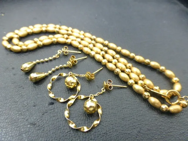 K18　ネックレス　ピアス