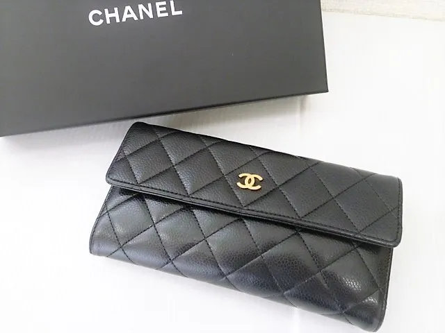 シャネル　長財布　